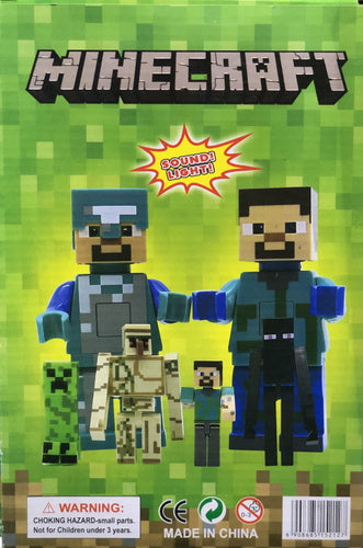 Mine craft Steve light and sound figure - Kidspark