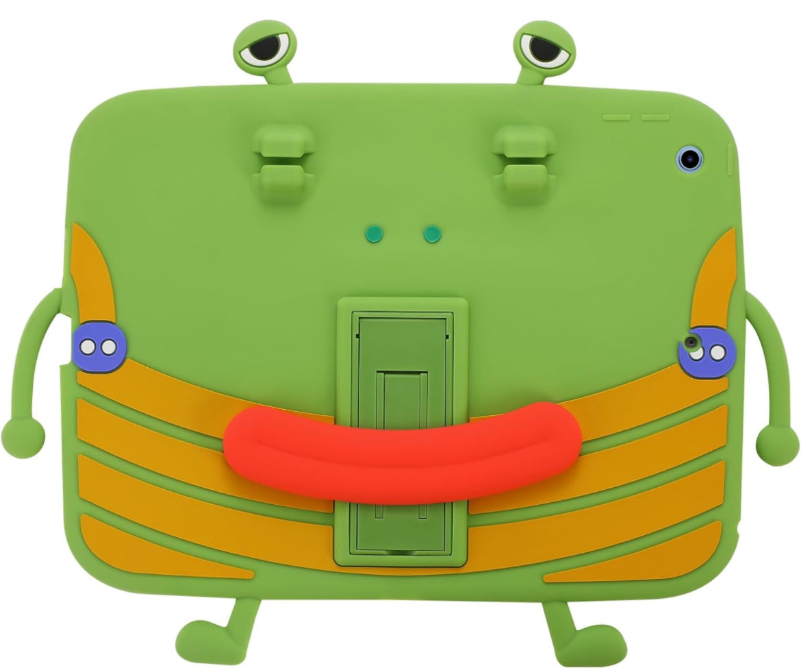 Quirky frog IPad case with stylus and table holder(case) - Kidspark