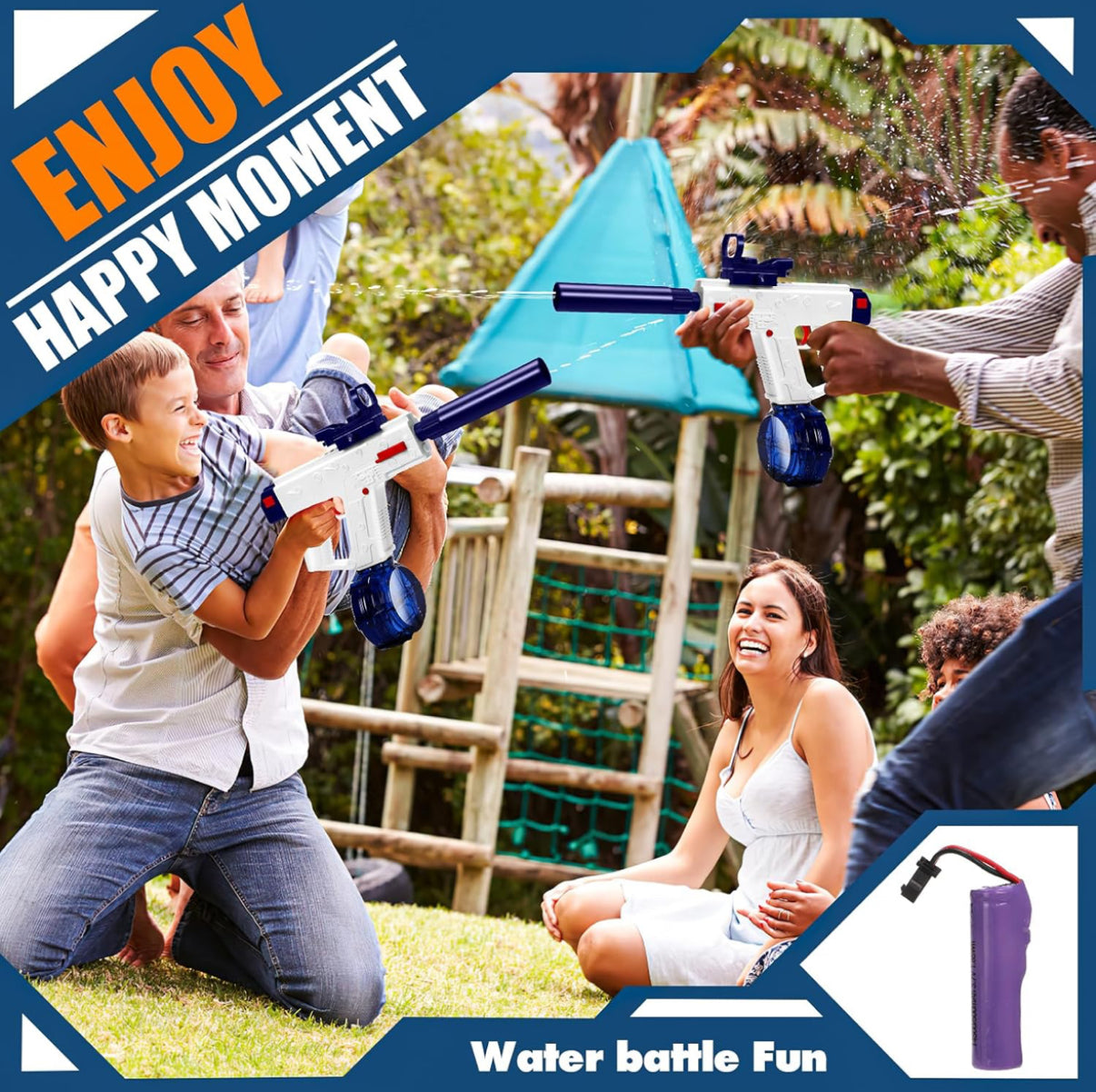 Water Arms - Vector electronic water gun | 20-32 ft range - Kidspark