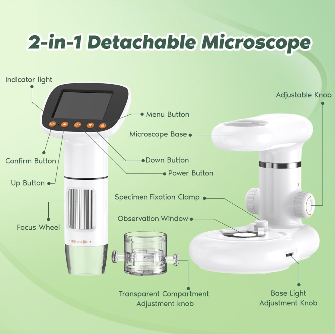 Kids premium scientific microscope