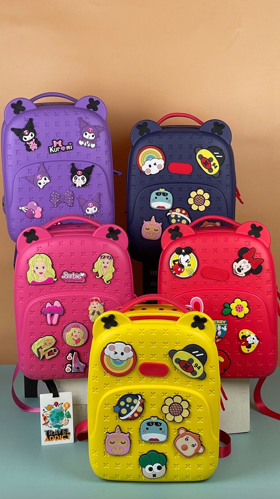 Crocs Style Silicone Backpack with DIY Jibbitz - Kidspark