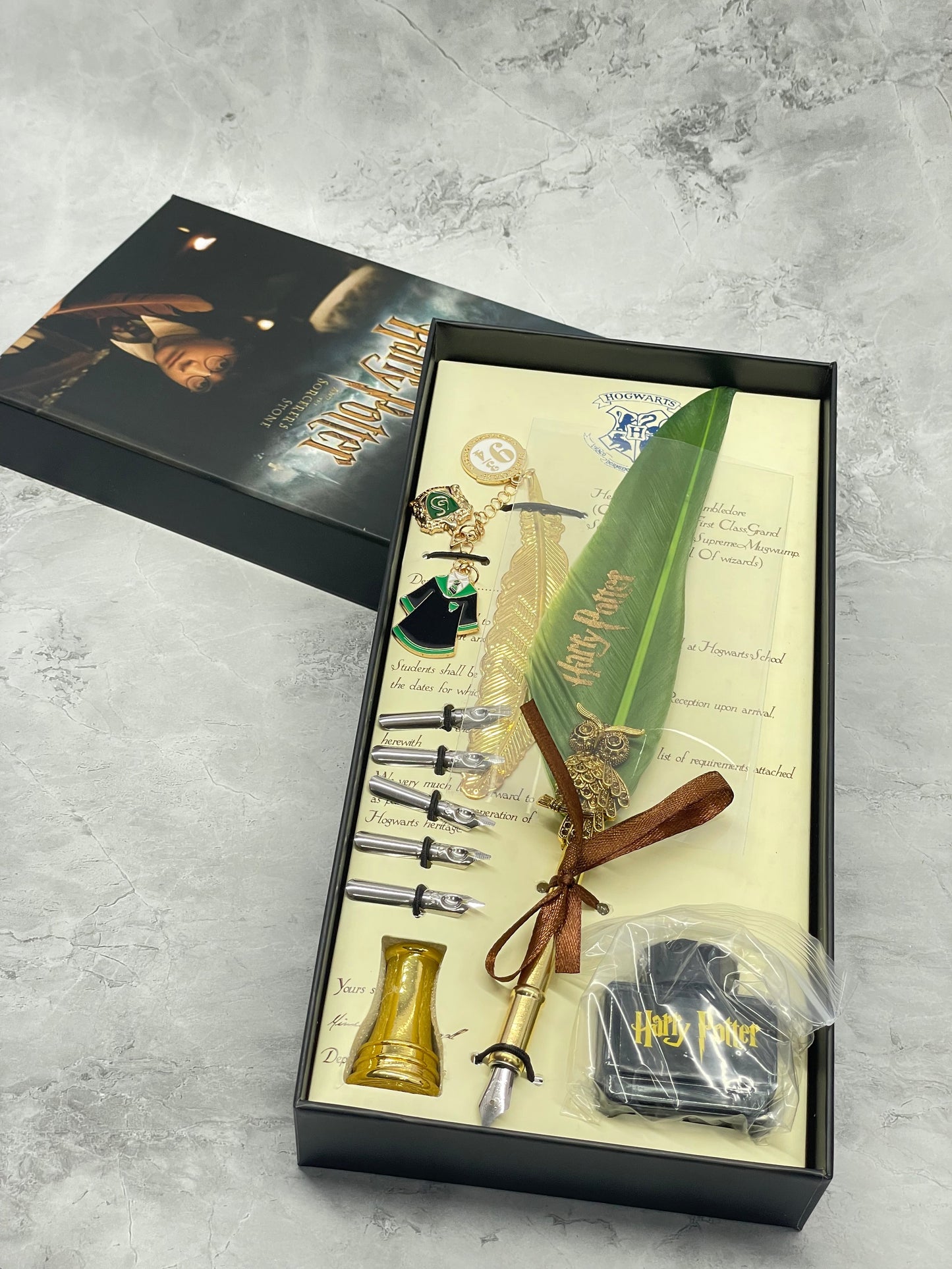 Premium quality Harry Potter calligraphy pen, 9 pcs set - Kidspark