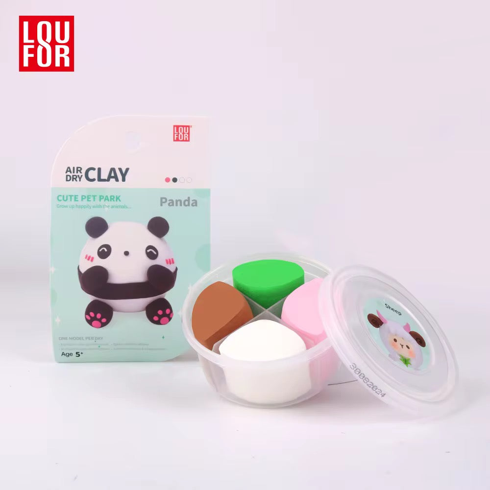 Cute pet park DIY adventure Air Dry Clay 1 pcs - Kidspark