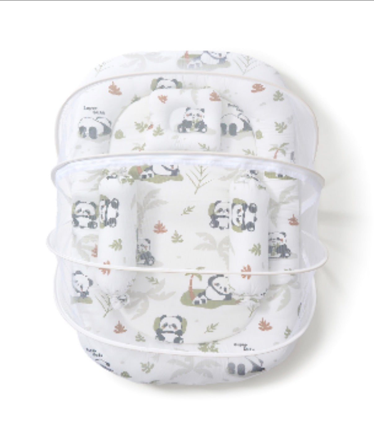 Kidspark neo | baby crib | mosquito net | side pillows