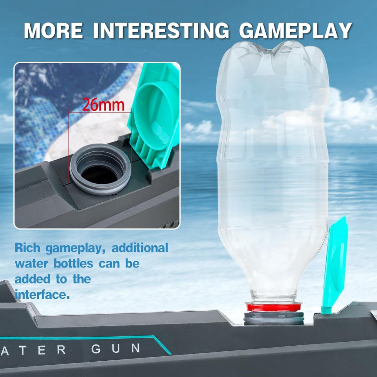 Water Arms | Hydroblaze 2.0 electric water gun | 20-32 ft