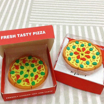 Pizza erasers