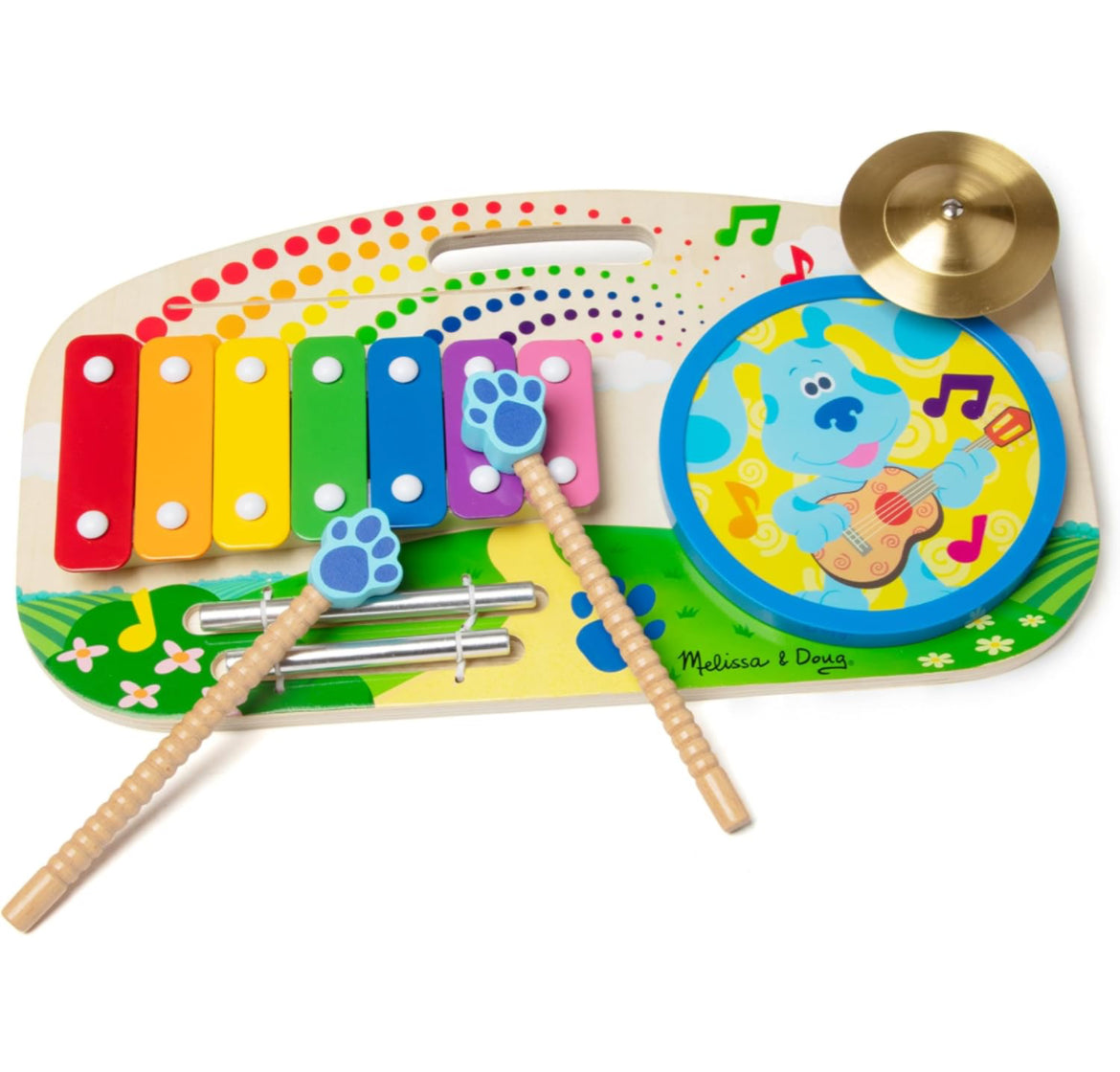 Melissa and Doug blues clues wooden musical play set - Kidspark