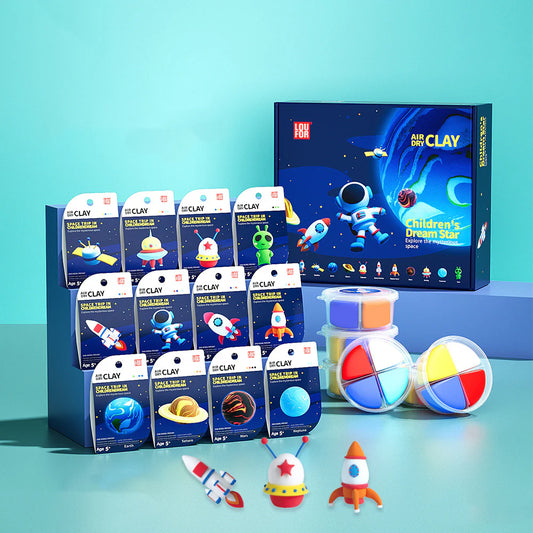 Space DIY adventure Air Dry Clay 1 pcs - Kidspark