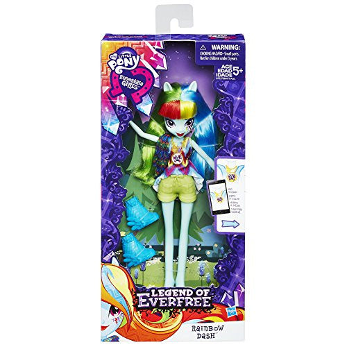 My little pony equestrian girls rainbow dash doll set - Kidspark