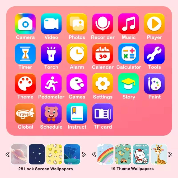 Unicorn Touch Smartphone | 512MB | Camera, Games, Pedometer - Kidspark