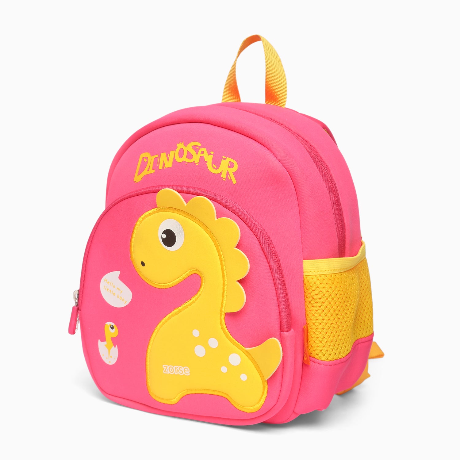 ZORSE 3D premium quality Dino bag for Preschool kids (pink) - Kidspark