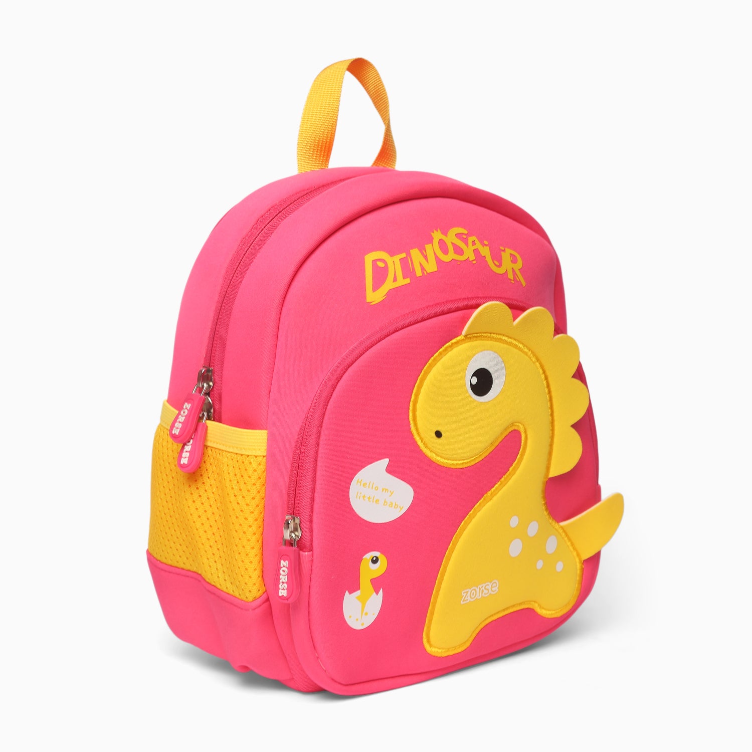 ZORSE 3D premium quality Dino bag for Preschool kids (pink) - Kidspark
