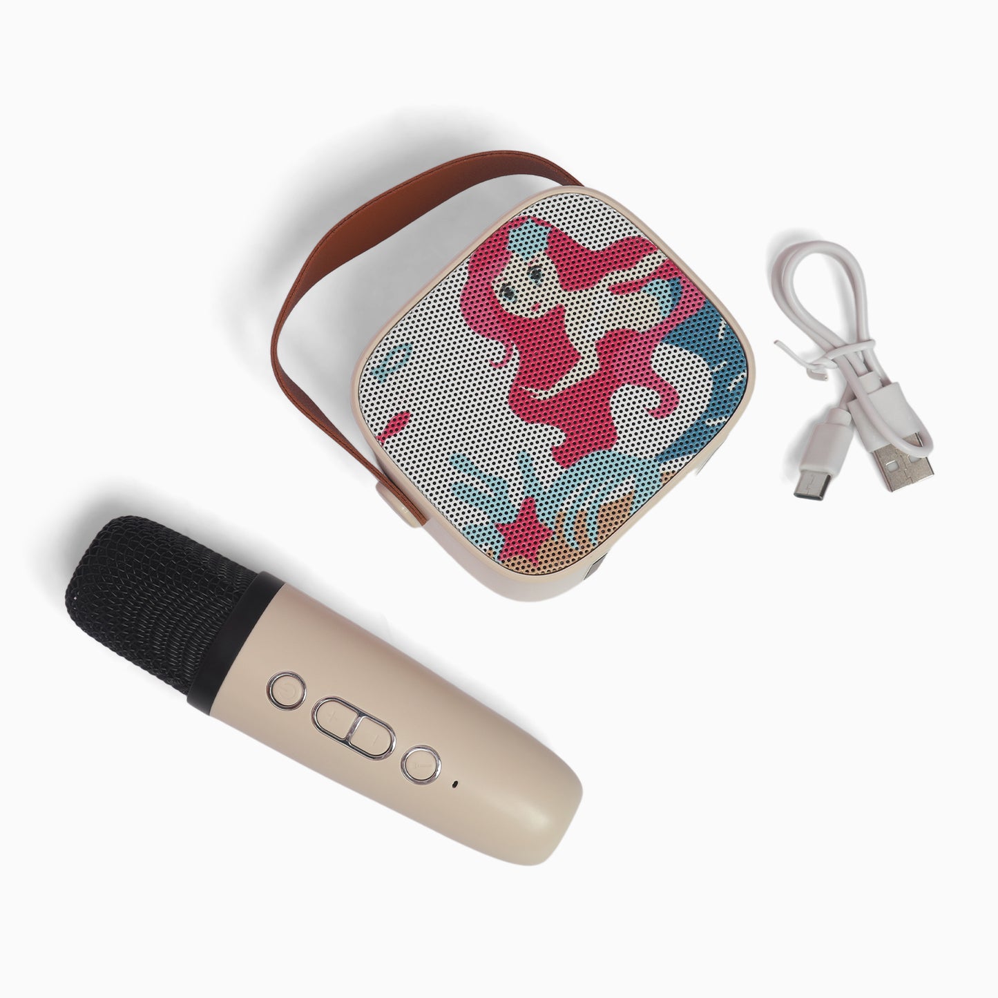 Sing-Along Fun: Kids' Mermaid Karaoke Machine with Wireless Microphone and Bluetooth Speaker - Kidspark