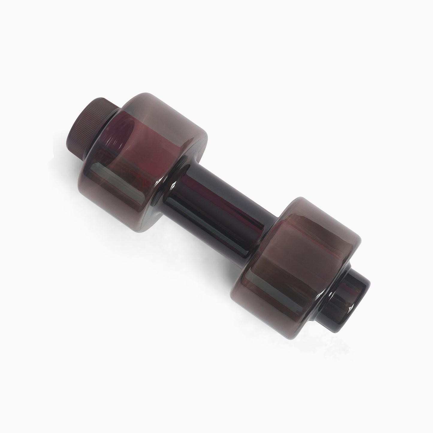 plastic dumbbell bottle for your inner gym freak - 550 ml (black) - Kidspark