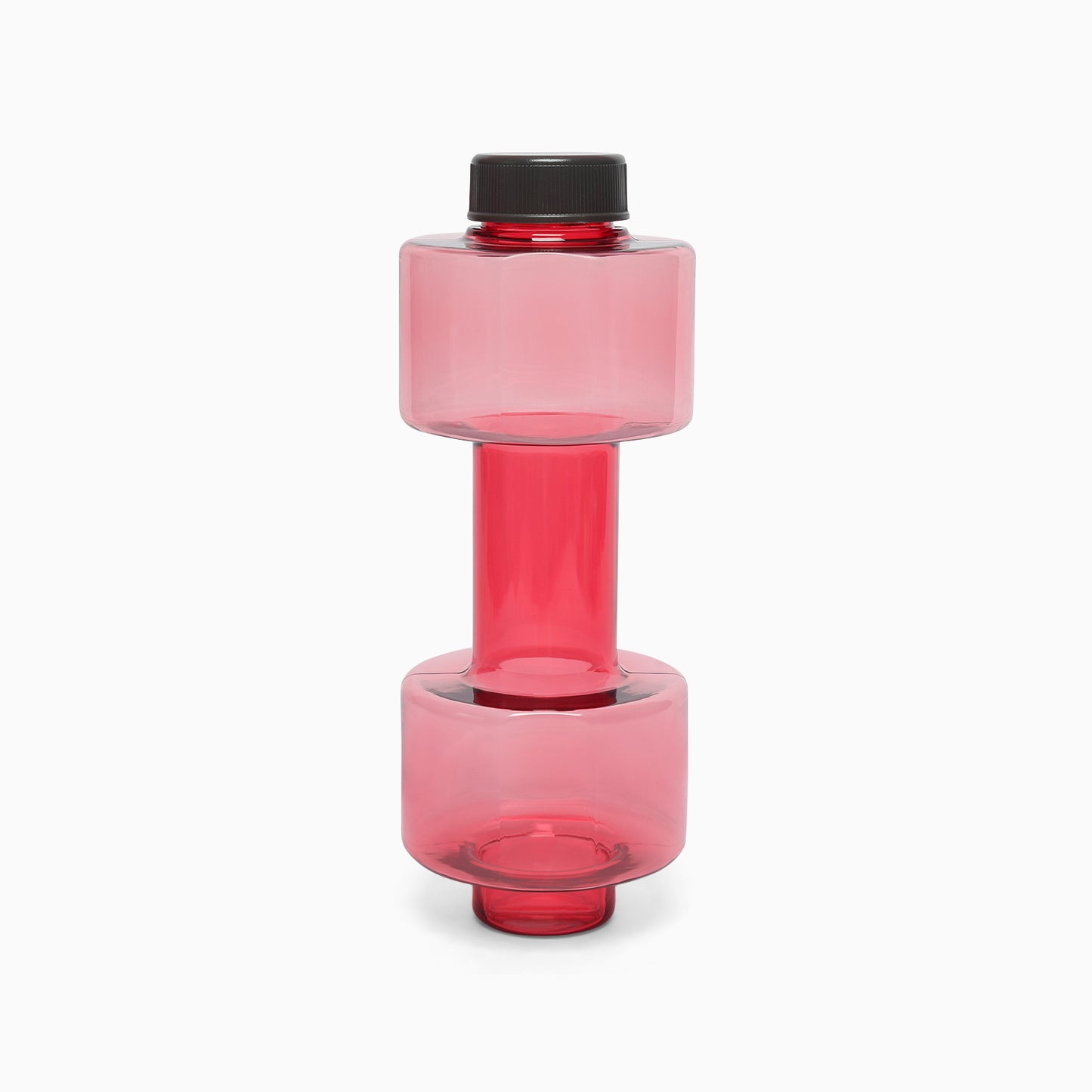 plastic dumbbell bottle for your inner gym freak - 550 ml (pink) - Kidspark