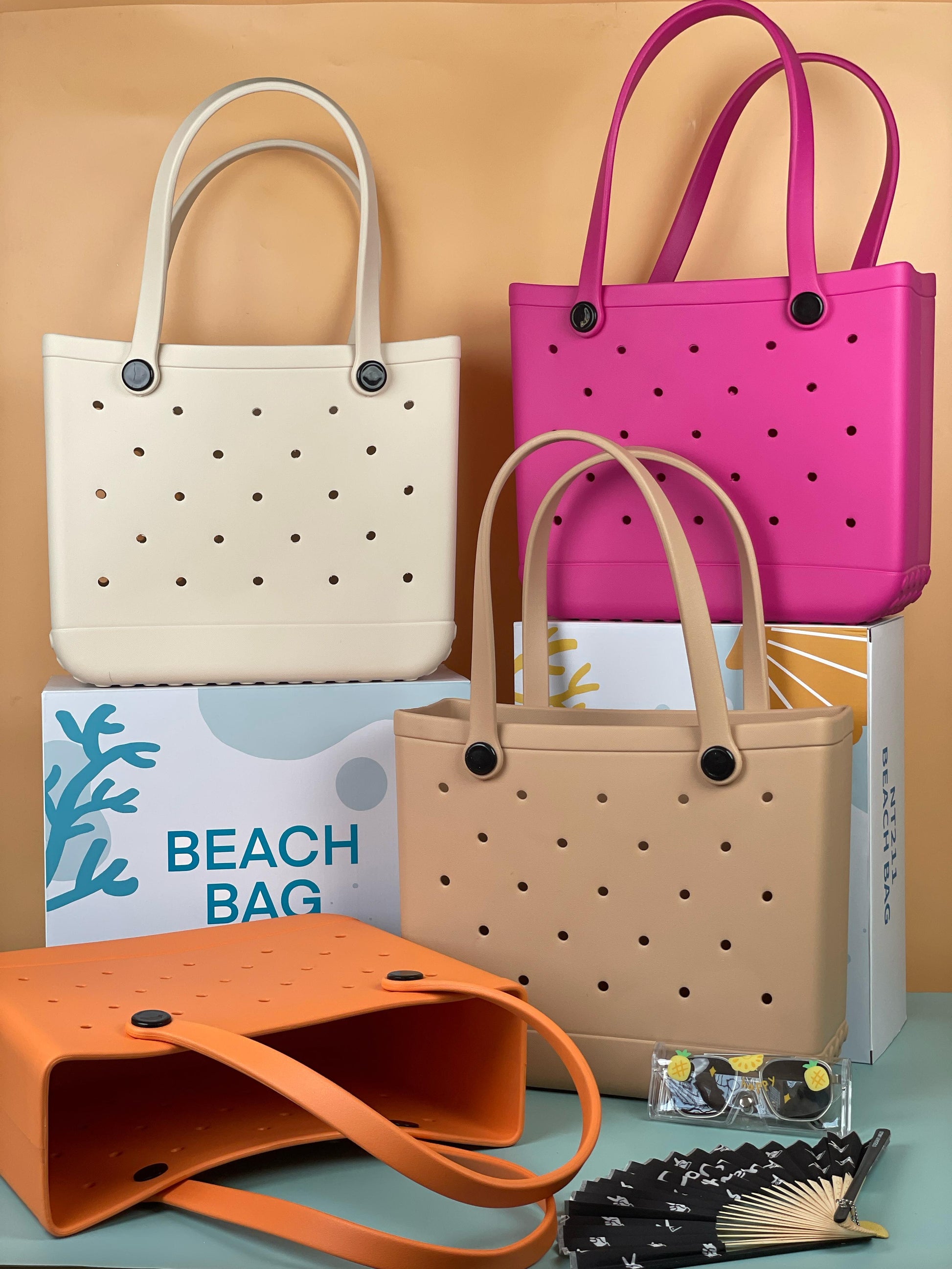 Big Silicone Shopping/Beach Bags - Kidspark