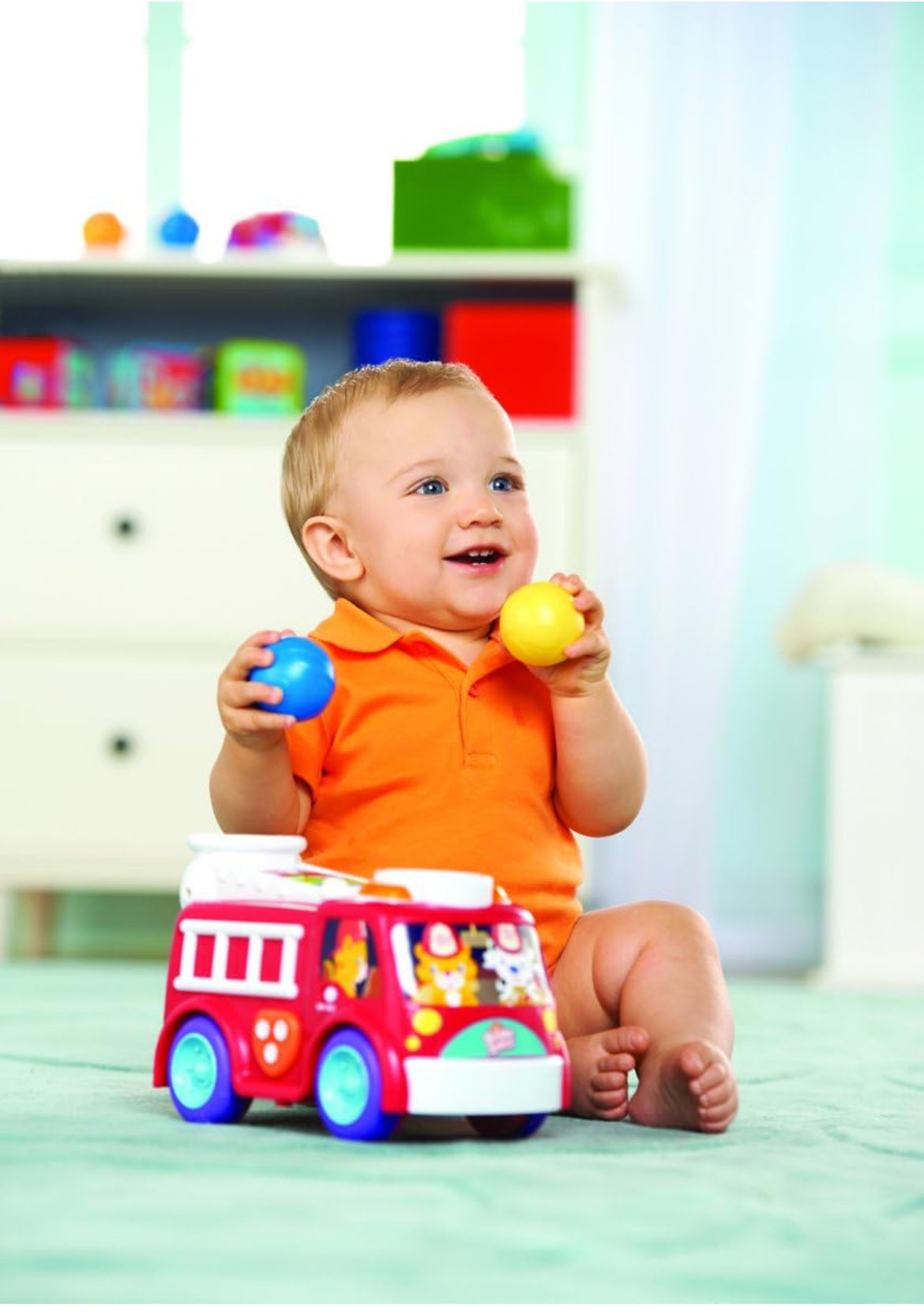 Roll and pop fire truck! π - Kidspark