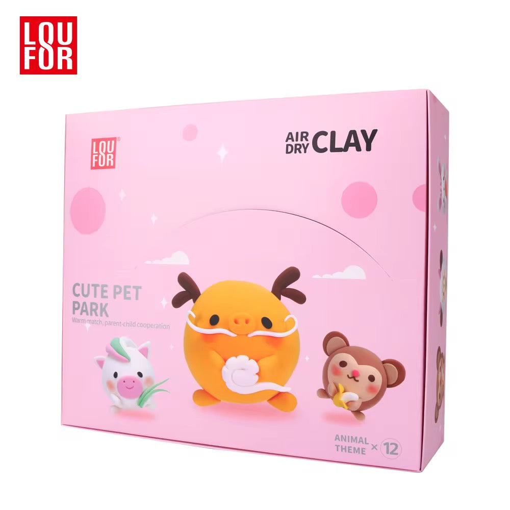 Cute pet park DIY adventure Air Dry Clay 1 pcs - Kidspark
