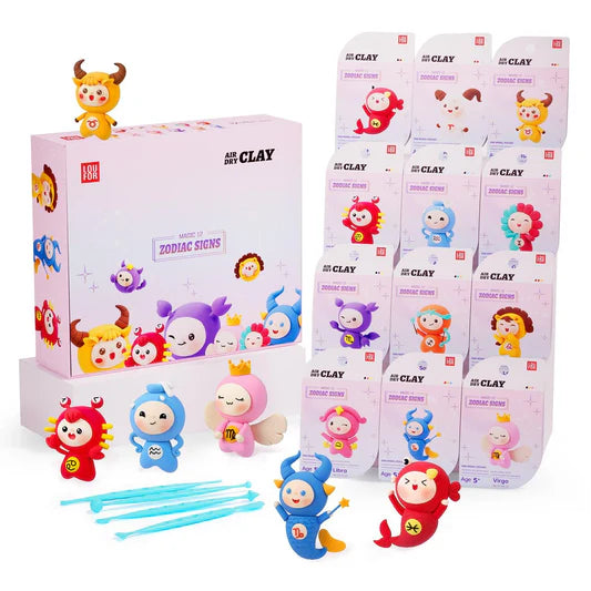 Zodiac signs DIY adventure Air Dry Clay 1 pcs - Kidspark