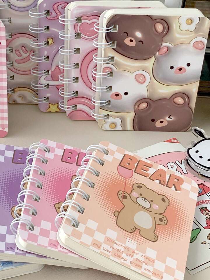 Cute printed spiral diary ( 10 X 8) cm