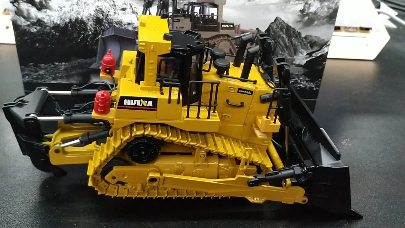 HUINA 1700 1:50 ALLOY DIECAST BULLDOZER static model