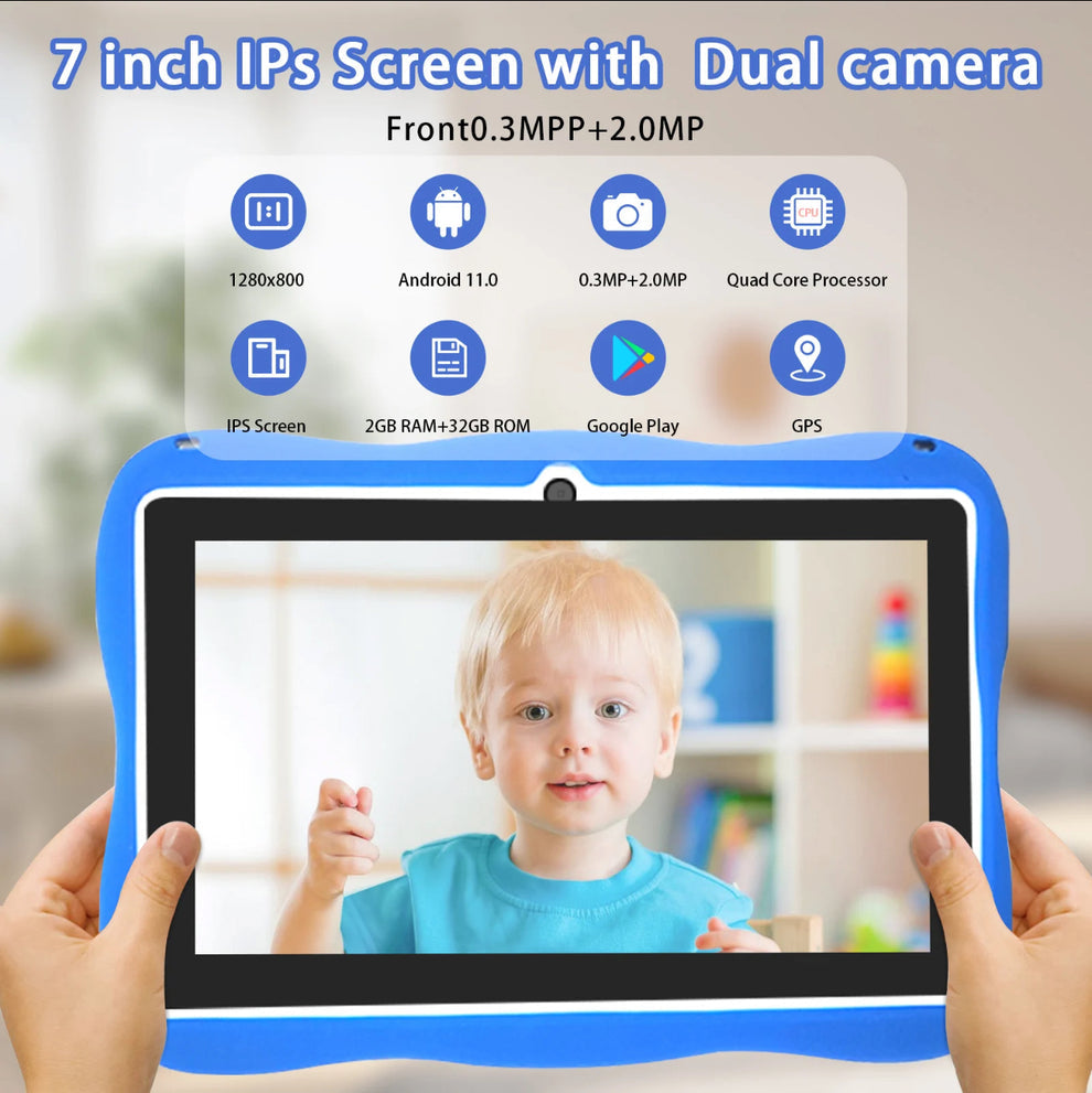 LearnTab - 7” Kids Learning Tablet| Parental Control | WiFi - Kidspark