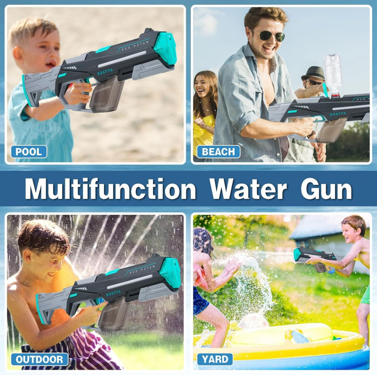Water Arms | Hydroblaze 2.0 electric water gun | 20-32 ft