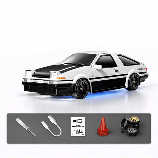 88RC RC43-A 1:43 Toyota Trueno 4WD Drift Skill RC Car