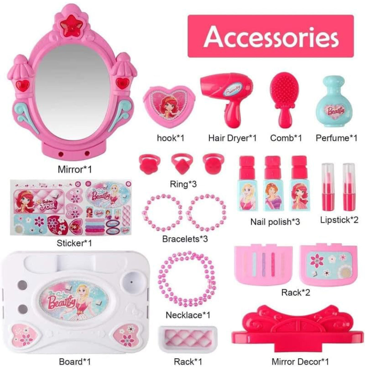 Pretend play- beauty special set for girls - Kidspark