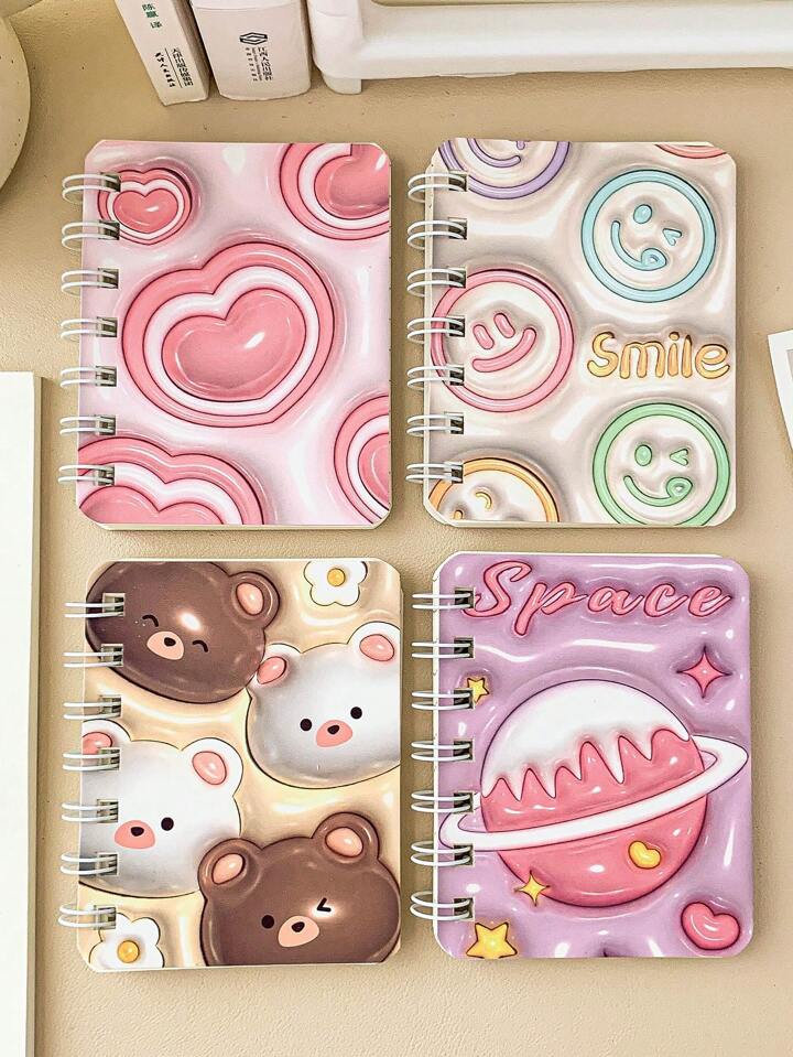 Cute printed spiral diary ( 10 X 8) cm