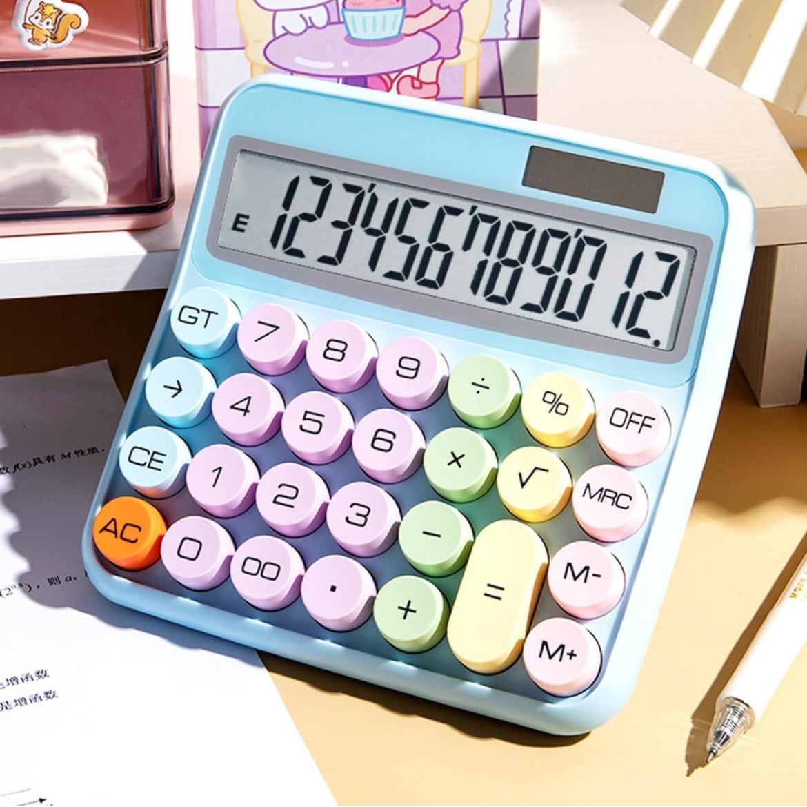 Candy calculator, mechanical, electrical, cute