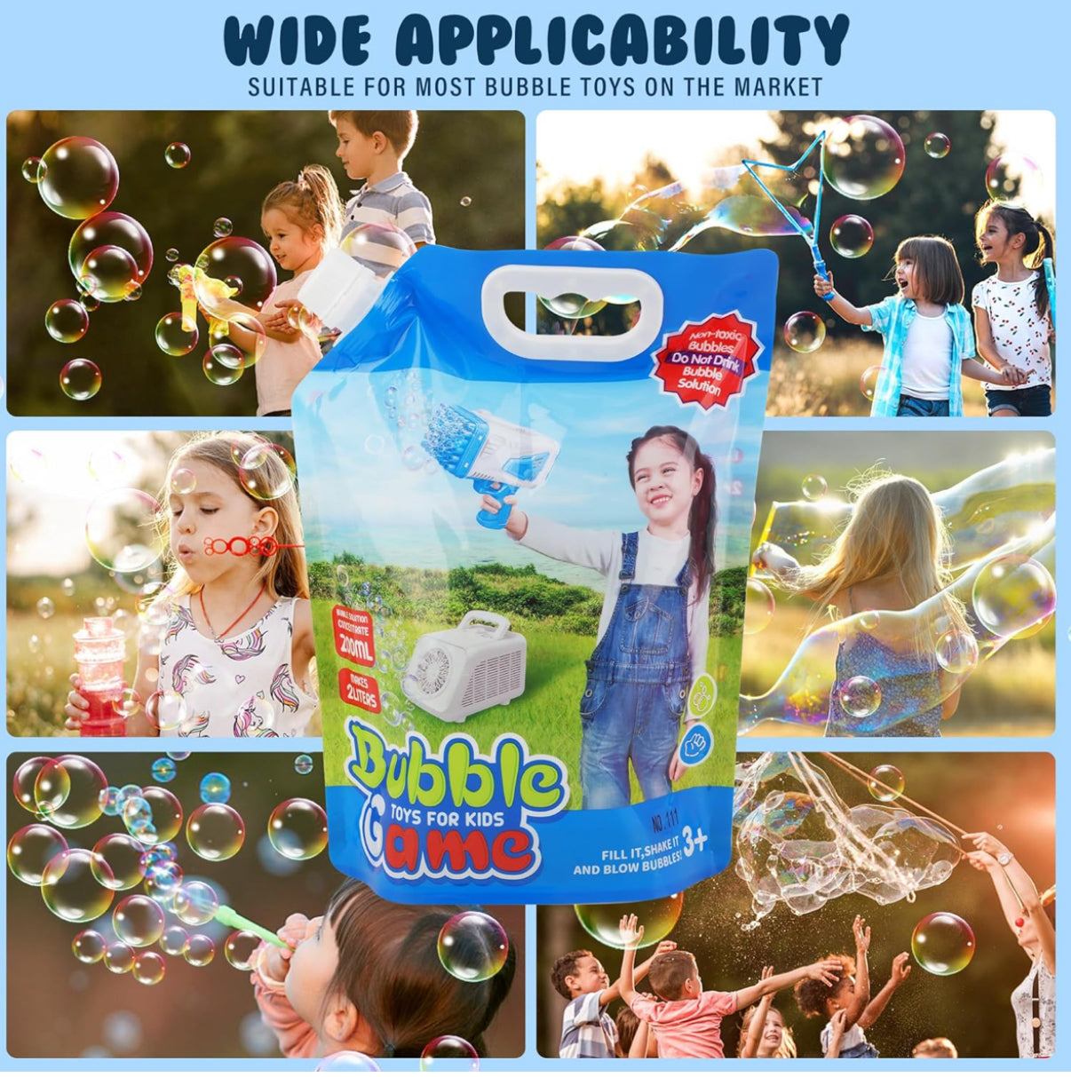 Concentrated Bubble Solution for Bubble Machine, 200ML