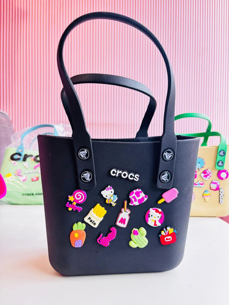 Crocs - medium multipurpose beach bag black