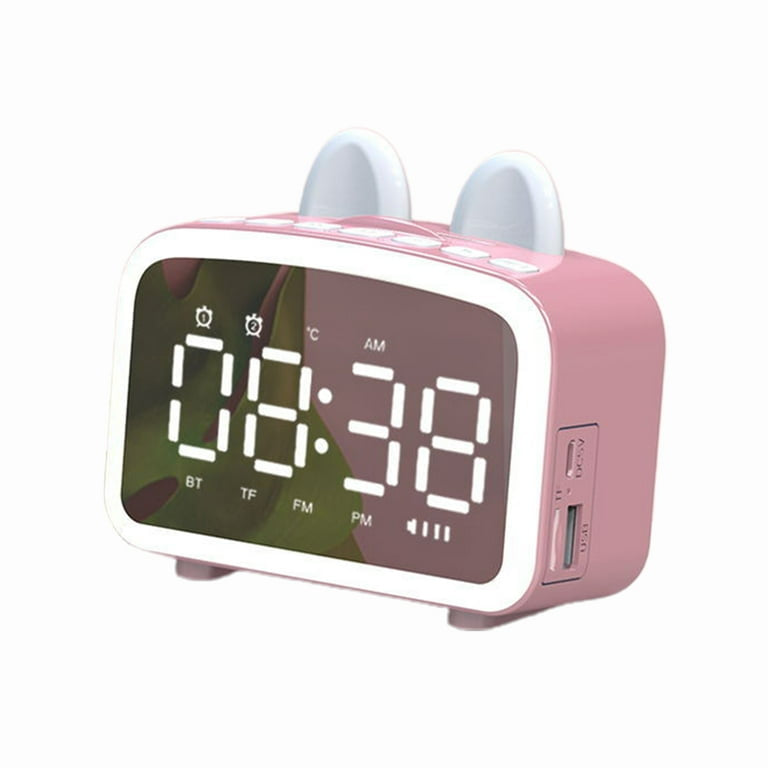 Premium quality digital alarm clock + Bluetooth speaker with nightlight - Kidspark