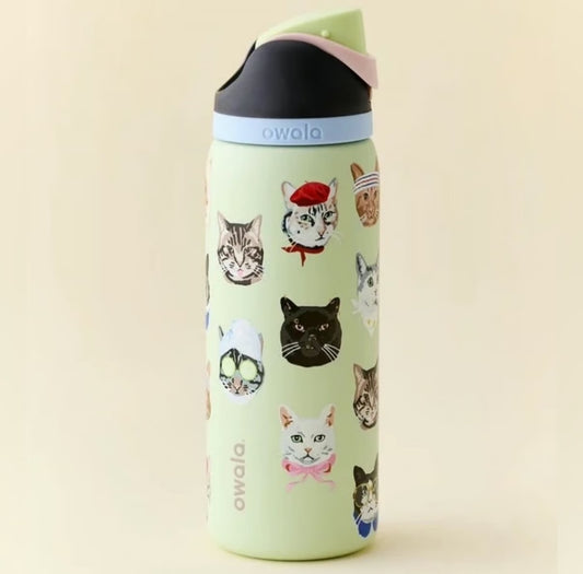 Owala | cat collage | FreeSip - 710ml | 24 oz