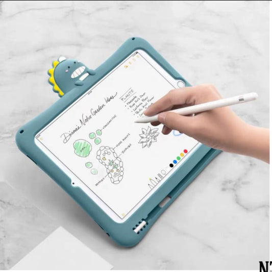 Dino iPad case with stylus and table holder (case) - Kidspark