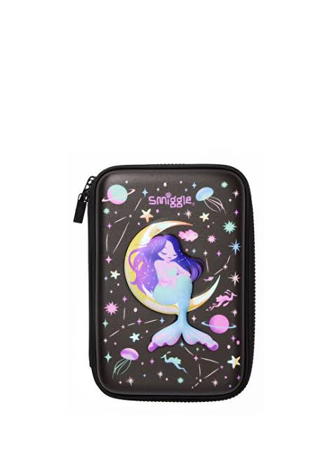 Smiggle embossed large pencil case (girls) - Kidspark