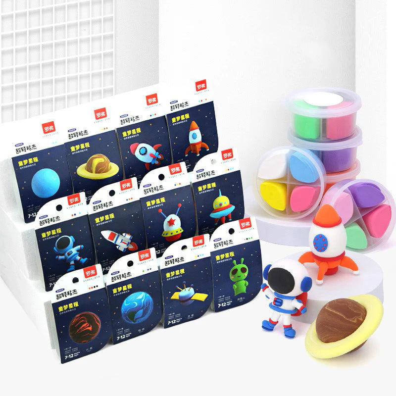 Space DIY adventure Air Dry Clay 1 pcs - Kidspark