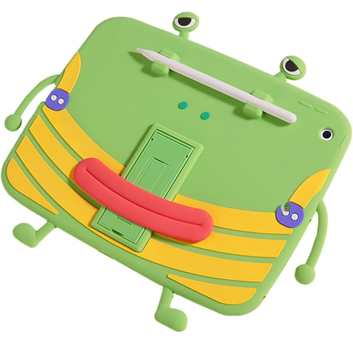 Quirky frog IPad case with stylus and table holder(case) - Kidspark