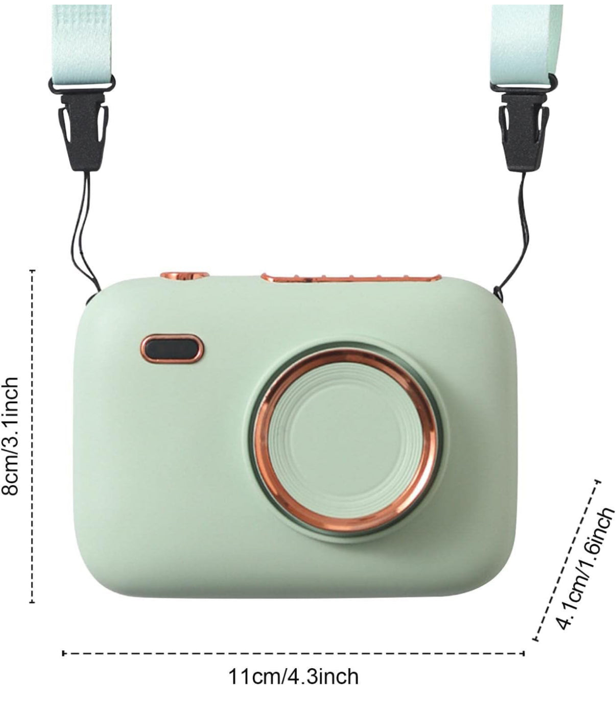 Portable Neck Fan - Hands-Free Personal Fan USB Rechargeable,3 Wind Speed