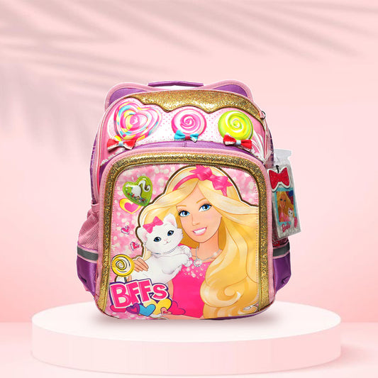 Premium Quality Barbie Princess Bag For School Student (purple) - Kidspark