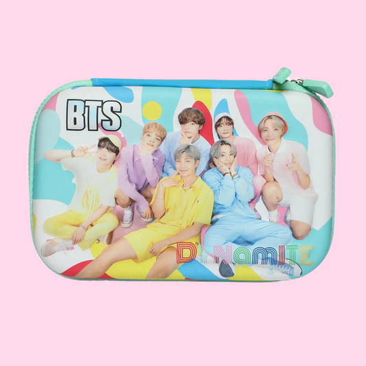 School Kids Hard Case BTS Print Pencil Pouch big size - Kidspark