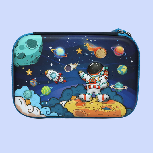 School Kids Hard Case space Print Pencil Pouch big size - Kidspark