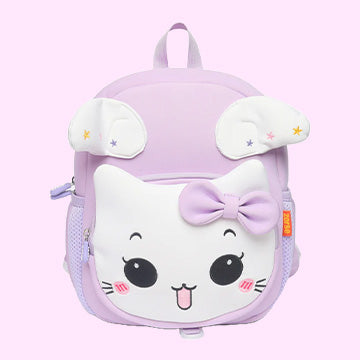 ZORSE premium quality 3D kitten bags for kids (purple) - Kidspark