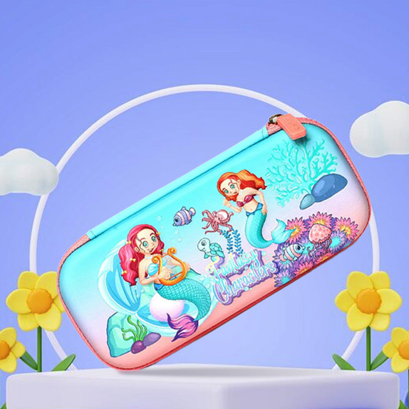 ZORSE School Kids Hard Case mermaid Pencil Pouch small size