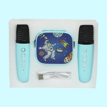 Space 2 wireless microphone Bluetooth karaoke speaker kit - Kidspark