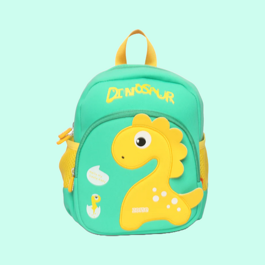 ZORSE 3D premium quality Dino bag for Preschool kids (light green) - Kidspark