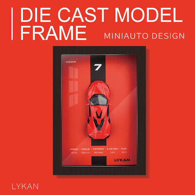 3D Sports Car Frames - 1:32 metal die cast Model