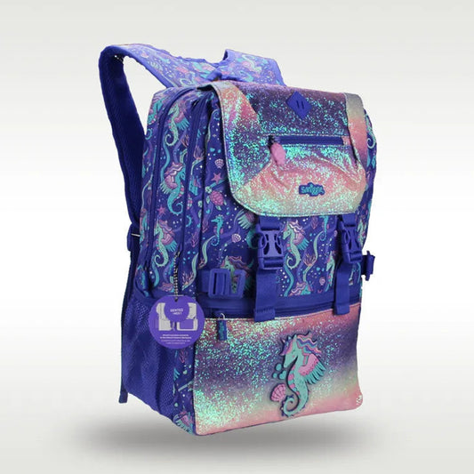 Big 18’’ Smiggle Blue Sea-Horse Backpack - Luxury Quality