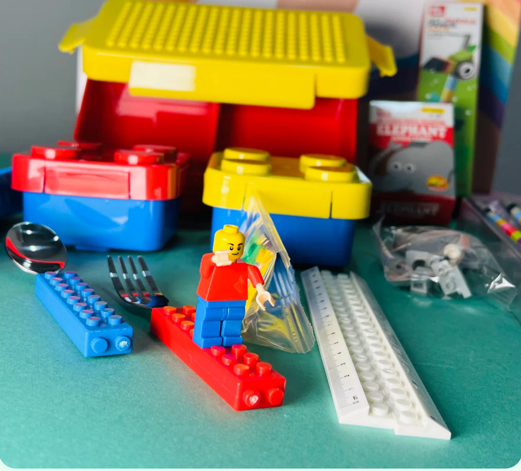 Blocks hamper ✨ includes (block lunchbox,block pencil,block sharpener ,block scale) - Kidspark